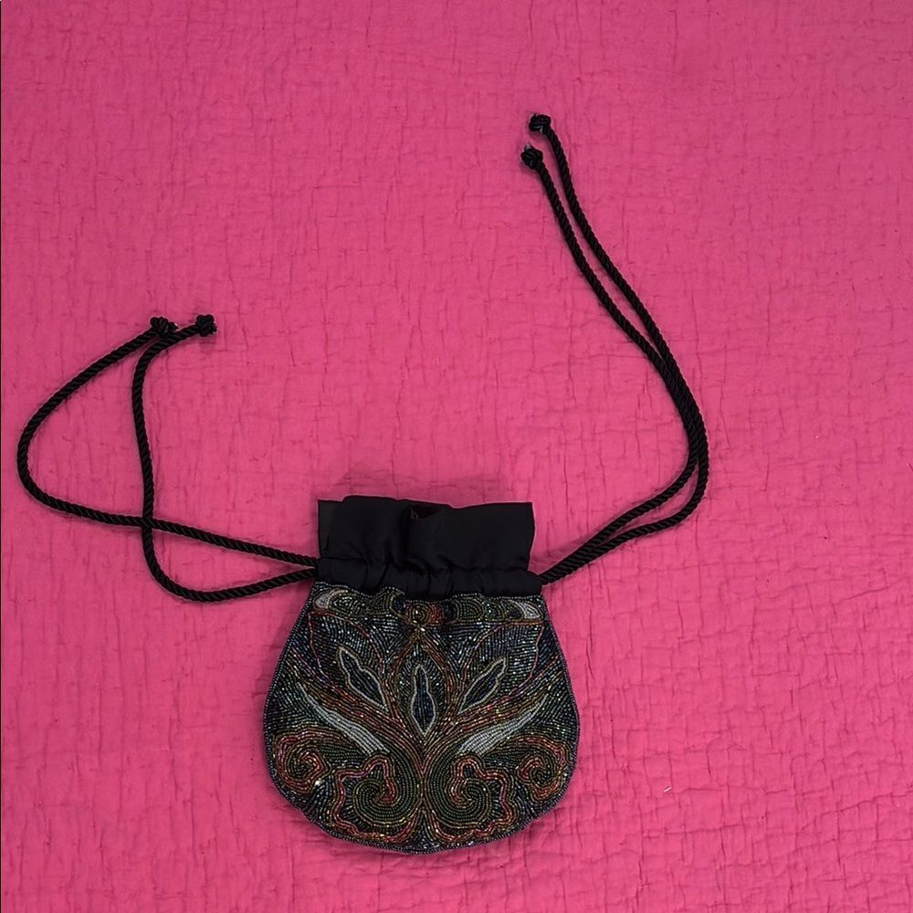 All beaded purse